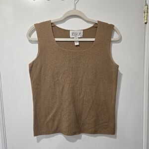 Vintage Jessica Tan Knit Top